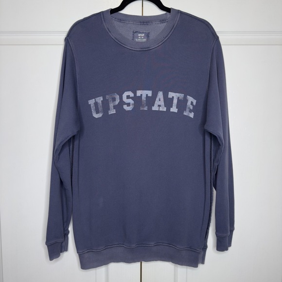 aerie Sweaters - Aerie Sweatshirt Womens XS Upstate Crewneck Pullover Fleece Spell Out Casual